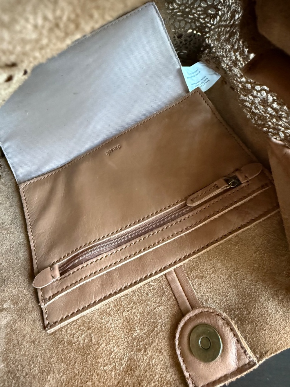 The Sak Los Feliz leather crossbody with laser cutouts. - Picture 12 of 16